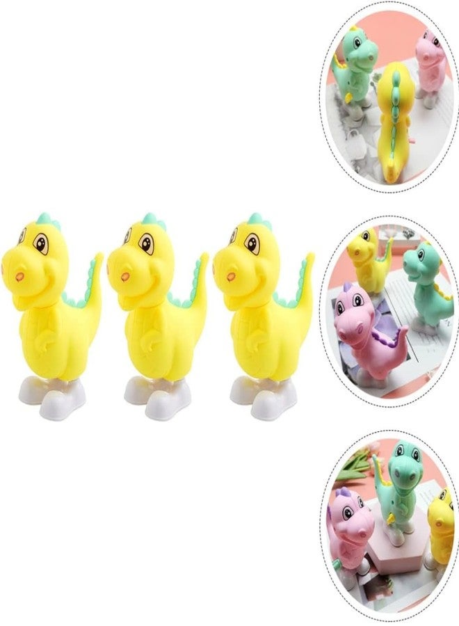Munmoll Wind Up Crawling Dinosaur Baby Toys for Kids Jumping Toy for Kids Cute Dinosaur Toys Set with Key Winding UP and Moving Toy for Toddlers (Pack of 2) - Image 4